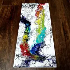 フルイドアート　ポーリングアート　抽象画　現代アート　モダンアート
