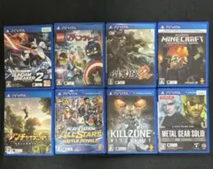 PS Vita ゲームカセット 8本セット