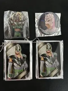 ノアガチャ　トレーディング　缶バッジ　アクキー プロレス　ノア　アレハンドロ