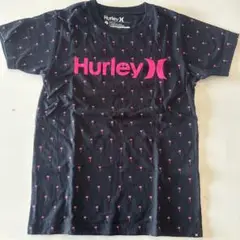 Hurley オイルフィット Tシャツ Sサイズ ブラック/ピンク