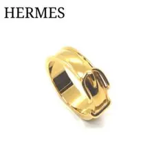☆美品☆HERMES ゴールド スカーフリング (ベルトモチーフ)