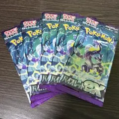 ポケモンカード バイオレットex 5パック　未開封