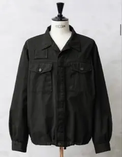 チェコ軍 フライフロント ワークシャツ BLACK染め