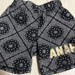 ANAP バンダナ柄 ハーフパンツ 120cm