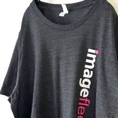 キャンバス image fleet.com Tシャツ L グレー 灰色 古着