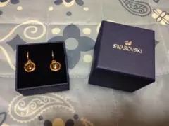 スワロフスキーフープフックピアス