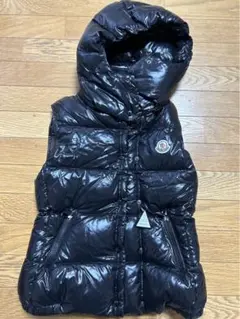 タグ有りモンクレールMONCLERダウンベスト 黒 【未使用品】レディース 0
