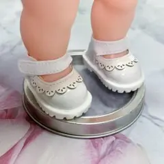 メルちゃん レミン&ソラン 靴 シューズ ホワイト