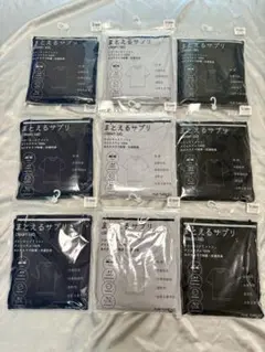 【超特価】抗菌防臭 メンズTシャツ Lサイズ 9枚セット（グレー、青、黒）