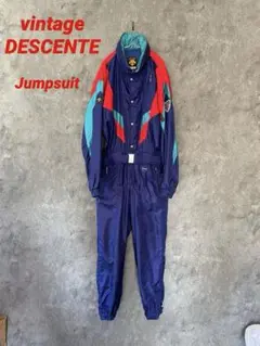vintage DESCENTE デサント ジャンプスーツ つなぎ XL