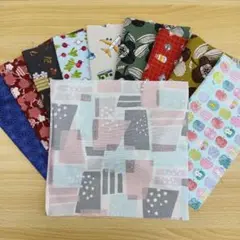 ★A121★ カットクロス/プリント生地/国産/25cm×25cm/10点