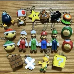 スーパーマリオブラザーズ　キーホルダー　17コ　❷ 被りなし　おまとめ