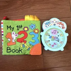 赤ちゃん　おもちゃ　ガラピコぷー　布絵本　シャカシャカ絵本