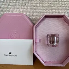 SWAROVSKI Lucentリング ピンク 58