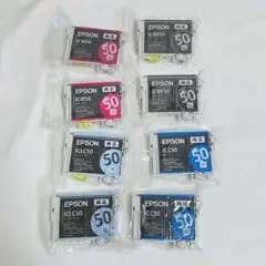 未使用 未開封 8個 IC6CL50 エプソン 純正インクカートリッジ 期限不明