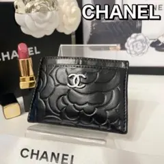 CHANEL✨シャネル✨カードケース✨パスケース✨定期入れ✨カメリア✨財布