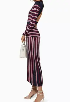極美品 ELISABETTA FRANCHI ワンピース タイト 背中空き