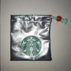 スターバックスロゴ入りミニ巾着