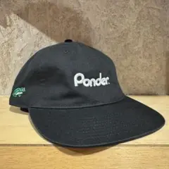 【Ponder™︎ 】■Cap vol.2(ブラック)■☆新品☆