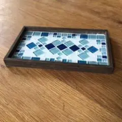 小物トレイ ガラスモザイク