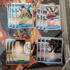 ワンピースカード　水色デッキパーツR 受け継がれる意志