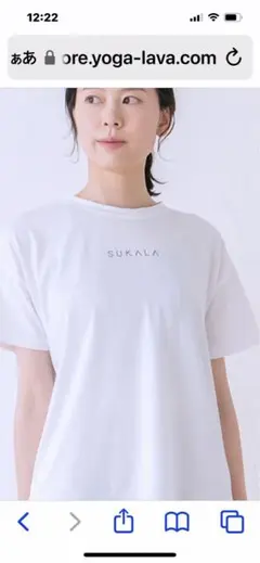 新品未開封 SUKALA プリントドレープTシャツ Mサイズ スカーラ ラバ