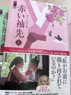 赤い袖先 上 中下　3巻セット　カン・ミンガ著　新品　ジュノ主演ドラマ原作