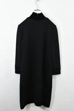 高級 FOXEY ベロア ニット セーター ロング ワンピース ドレス 総柄