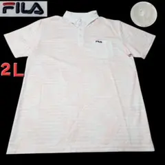 近年モデル【極美品】FILA ストライプゴルフシャツ 2L