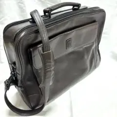TB GEAR 01 ビジネス トラベルバック ブラウン 本革 ツーウェイ