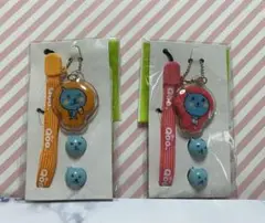 コカコーラ Qoo クー オリジナルストラップ　ピンク　オレンジ　非売品　当時物