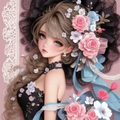 ❣️再販❣️パネル生地　女の子8柄　即購入⭕️