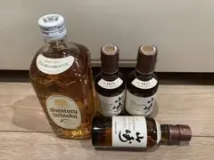 サントリーウイスキー 山崎180ml×3本、白角700ml×1本