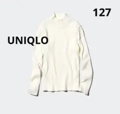 127 UNIQLO ユニクロ リブハイネックT