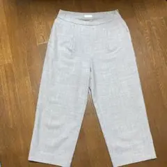 TOMORROWLANDのグレーガウチョパンツ　ワイドパンツ36