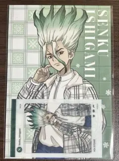 Dr.STONE 推しくじ 冬のお出かけくじ ポストカード クリアカード 千空