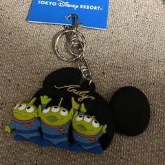 ディズニーリゾート☆リトルグリーンメン☆キーホルダー