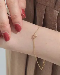 プチ　エポ　ハート　ブレスレット　レイビームス　beams ゴールド