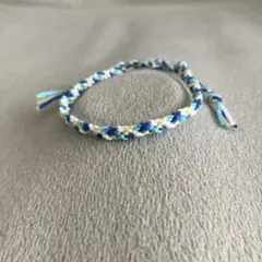 ミサンガ　アンクレット　ブルー系②