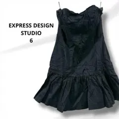 EXPRESS DESIGN STUDIO黒チューブトップドレス 6