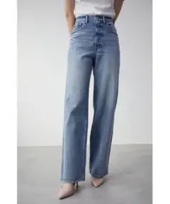 限定値下げ！！AZUL BY moussy ハイウエストデニムワイドⅣ