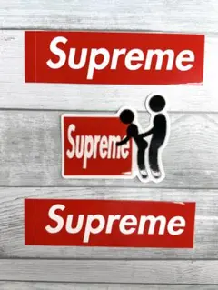 Supreme シュプリーム ステッカー 3枚セット