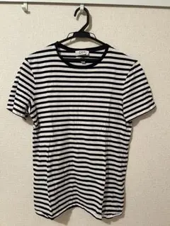 【美品】COS 白黒ストライプ Tシャツ