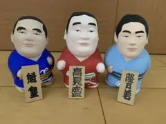 大相撲力士人形 フィギュア 魁皇 高見盛 隆乃若3体セット 希少