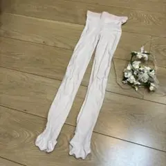 チャコット　ベロネーゼタイツ　ロイヤルピンク（穴あき）