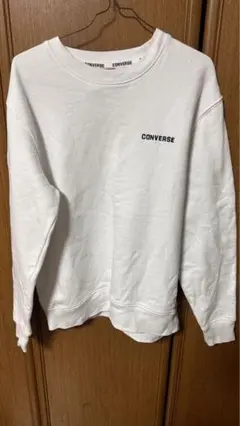 CONVERSE ホワイト スウェット