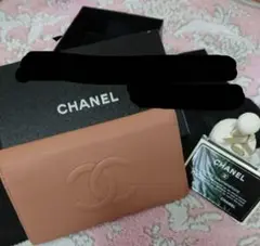 CHANEL財布 二つ折り 長財布 used ココマーク 即日発送致します
