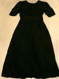MOUSSY マウジー オープンバック ワンピース ブラック