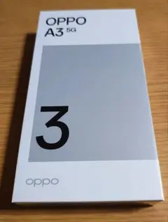 OPPO A3 5G 4GB/128GB ブラック　新品シュリンク付き