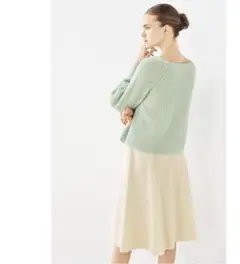 フォクシー Cropped Cashmere Sweater